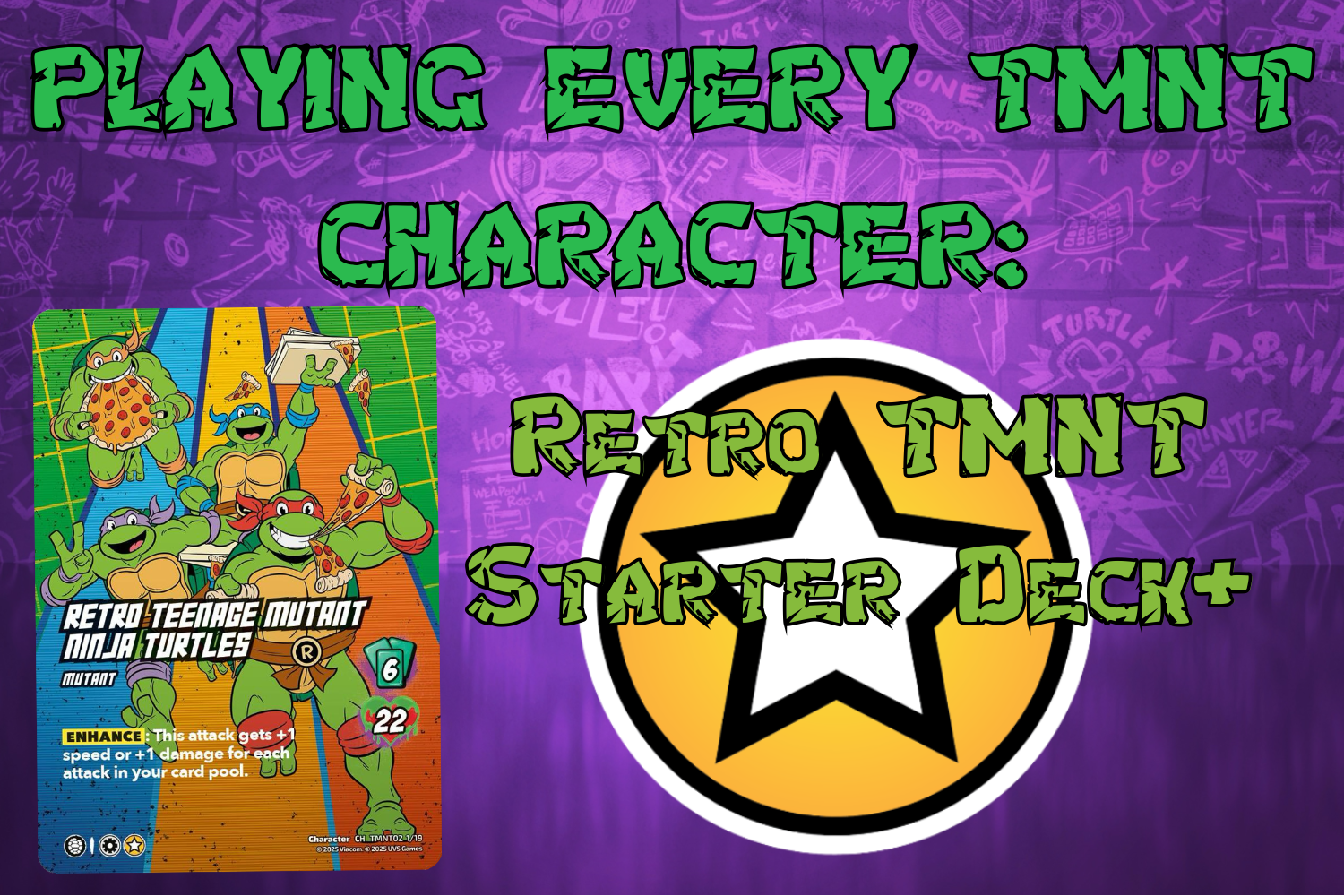 Playing Every TMNT Character - Retro TMNT