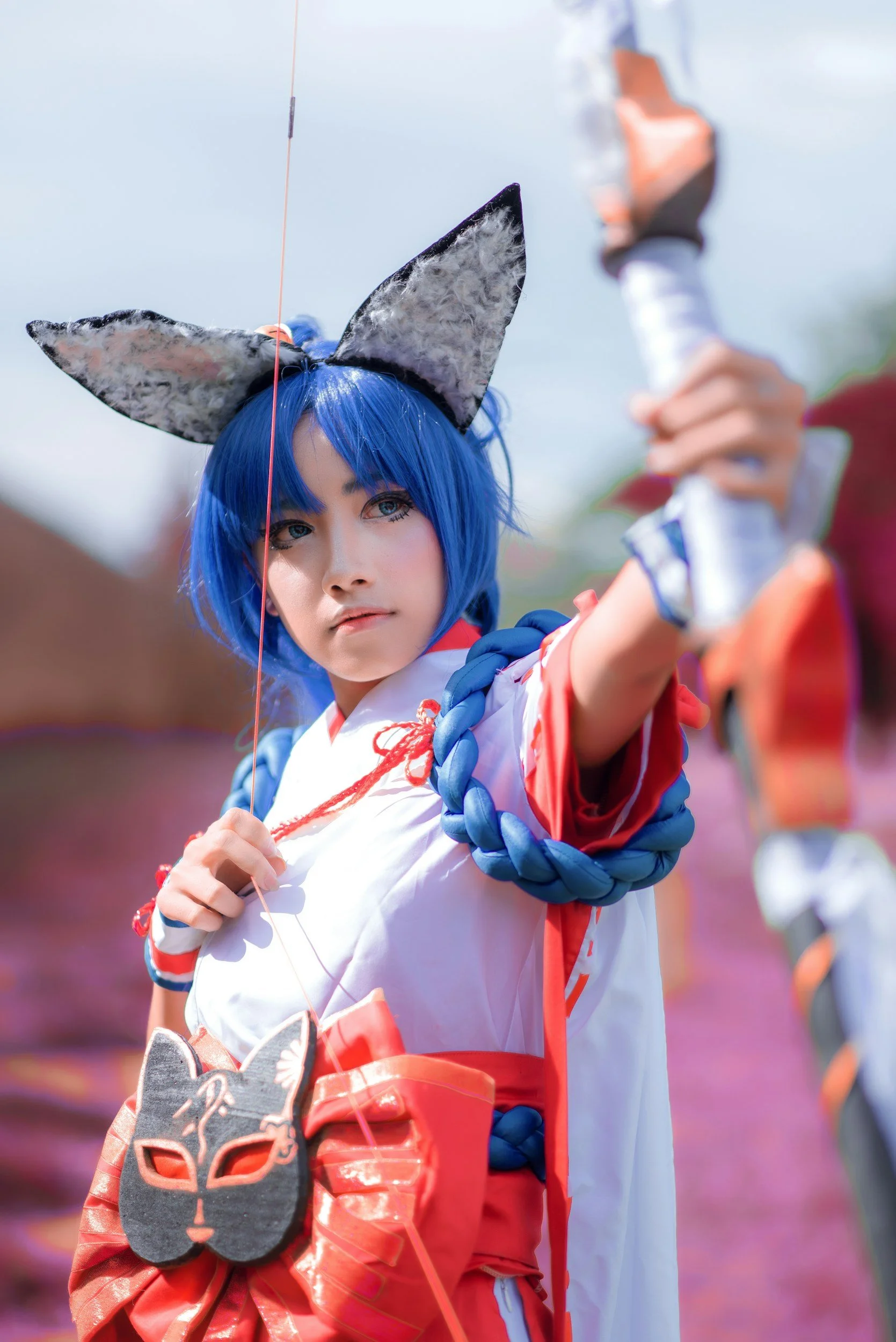 a young person in cosplay
