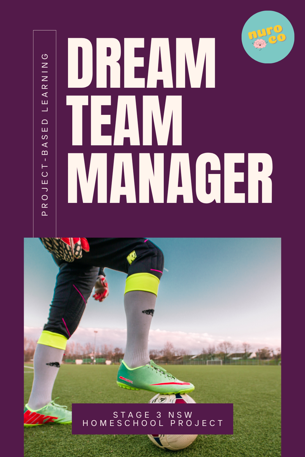 a soccer player rests their foot on the ball