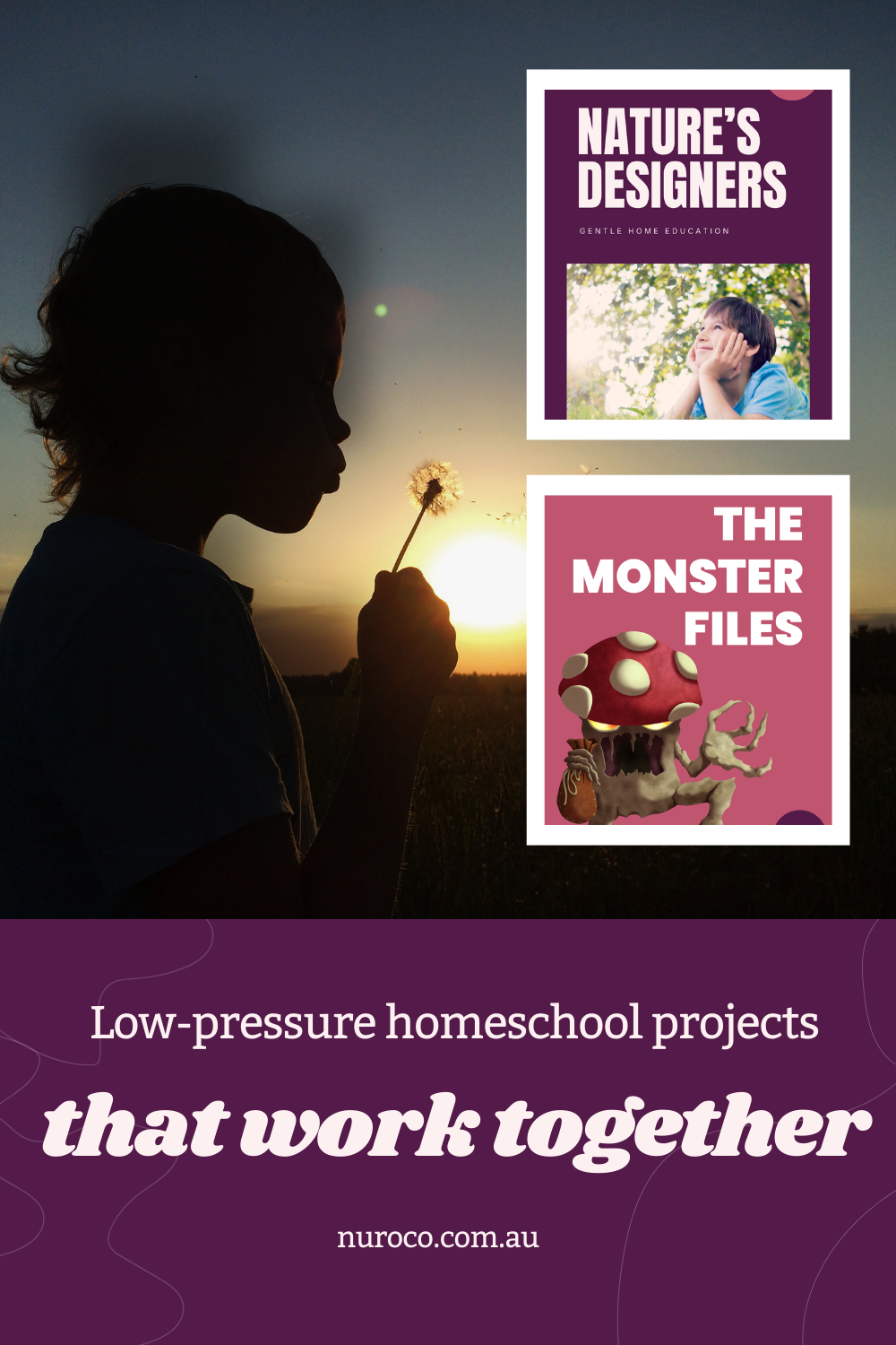 low-pressure homeschool projects that work together