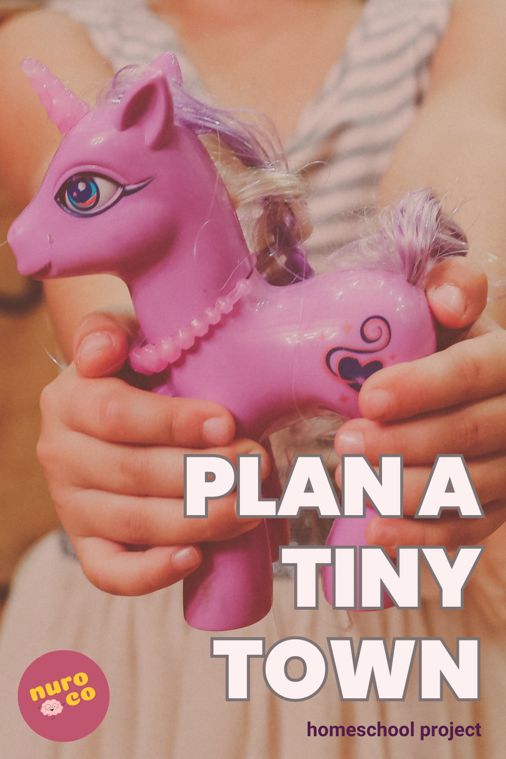 plan a tiny town homeschool project