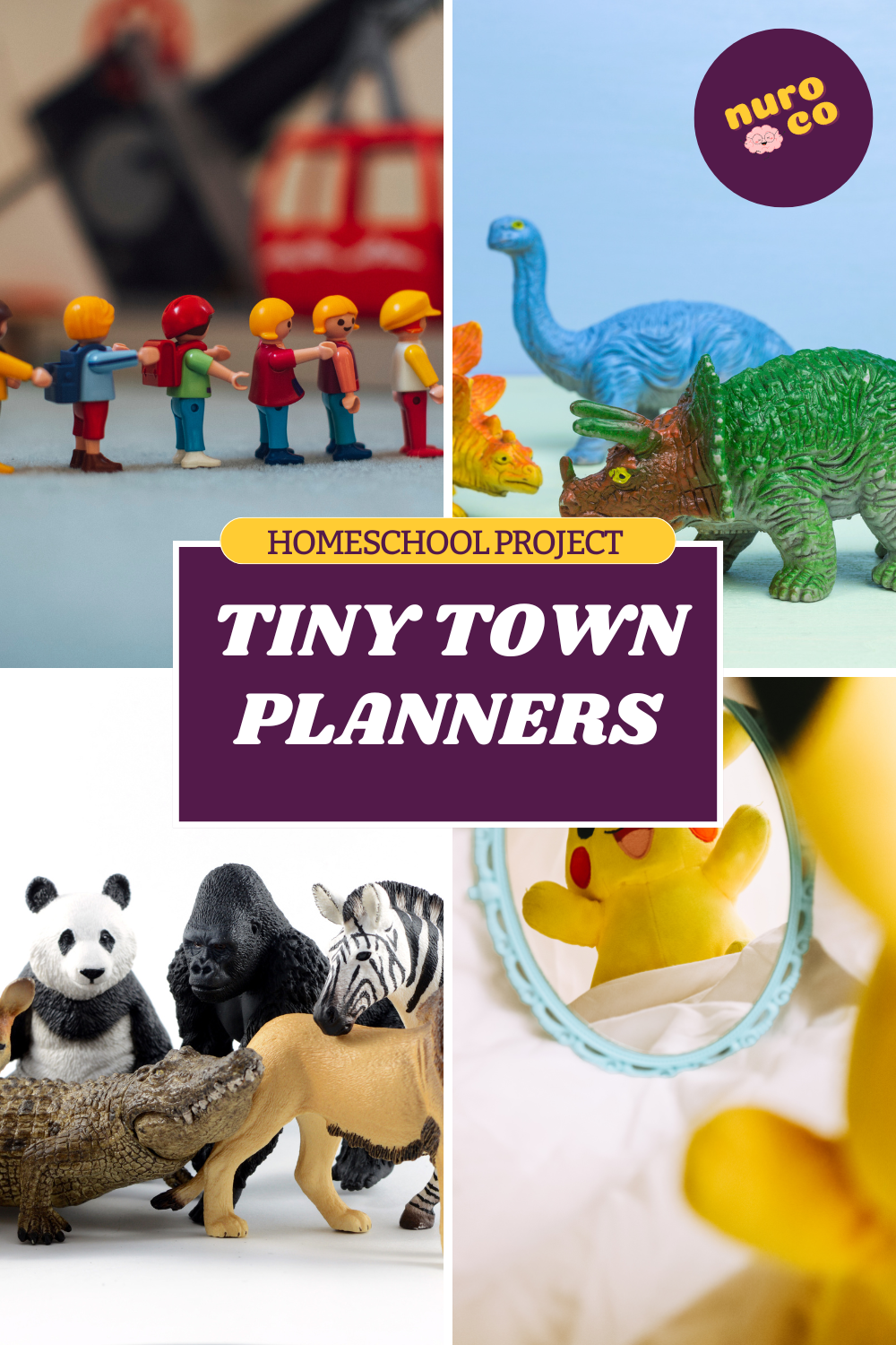 Tiny Town Planners Homeschool Project