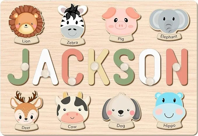 Personalized Name Puzzle or Book