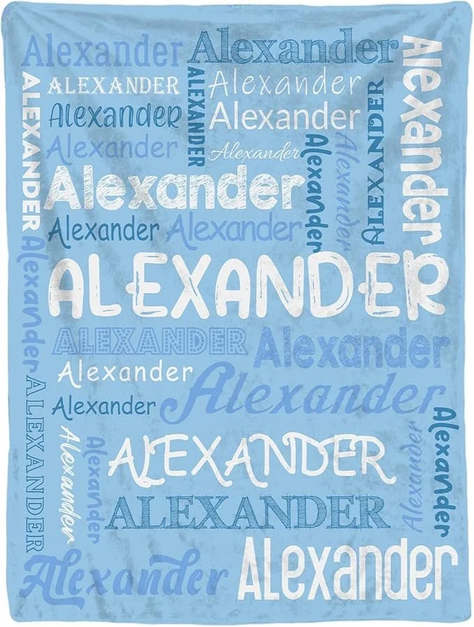 Soft, Cozy, Personalized Blanket