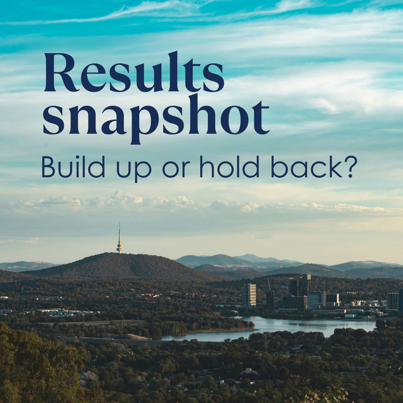 Building Heights in Canberra: What the Community Told Us