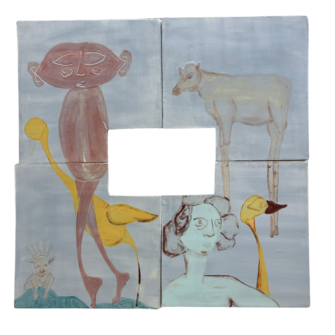 One of Three Cows, 2026 60 x 60 cm
