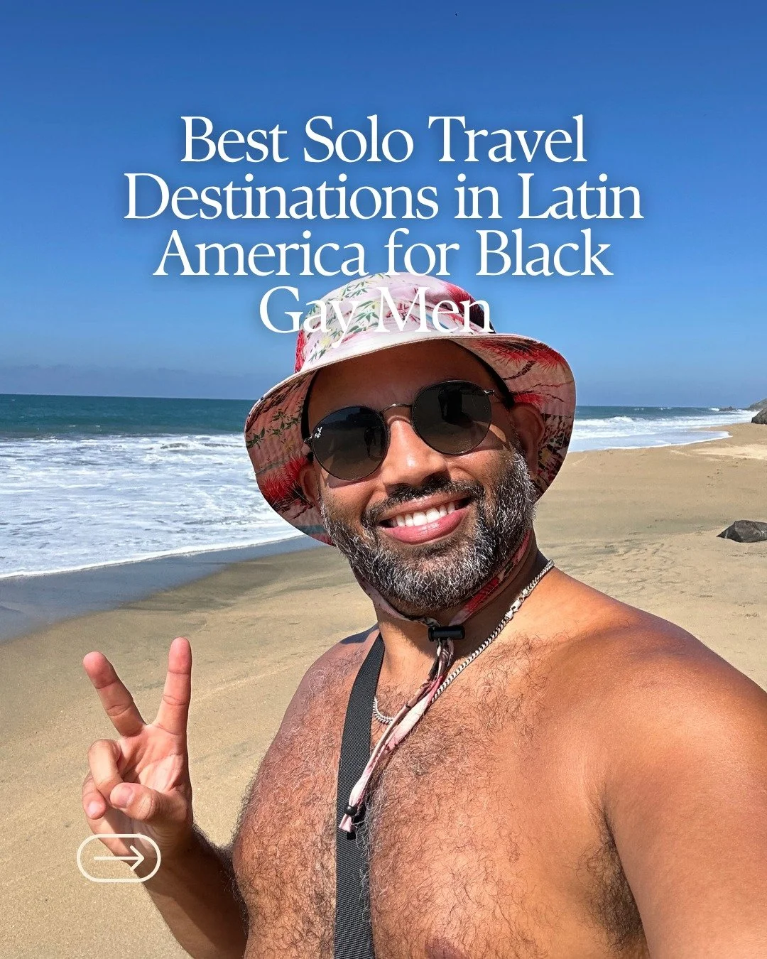 25 places in Latin America where Black gay men are actually welcome 🌎🏳️&zwj;🌈

Rated on safety, gay scene, culture &amp; affordability. 

Comment LIST and I'll DM you the list straight to your inbox! 

#BlackGayTravel #GayTravel #SoloTravel #Latin
