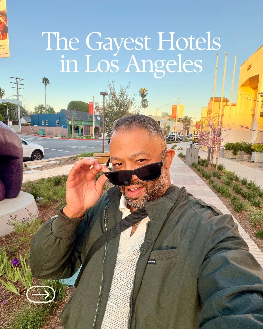 I lived in LA for 9 years &mdash; so trust me when I say I know something 👀 

LA can be really fab and gay, and these are some of the best places to lay your head at night during Pride season and beyond 🌈✨ 

Comment HOTELS and I'll DM you the full 