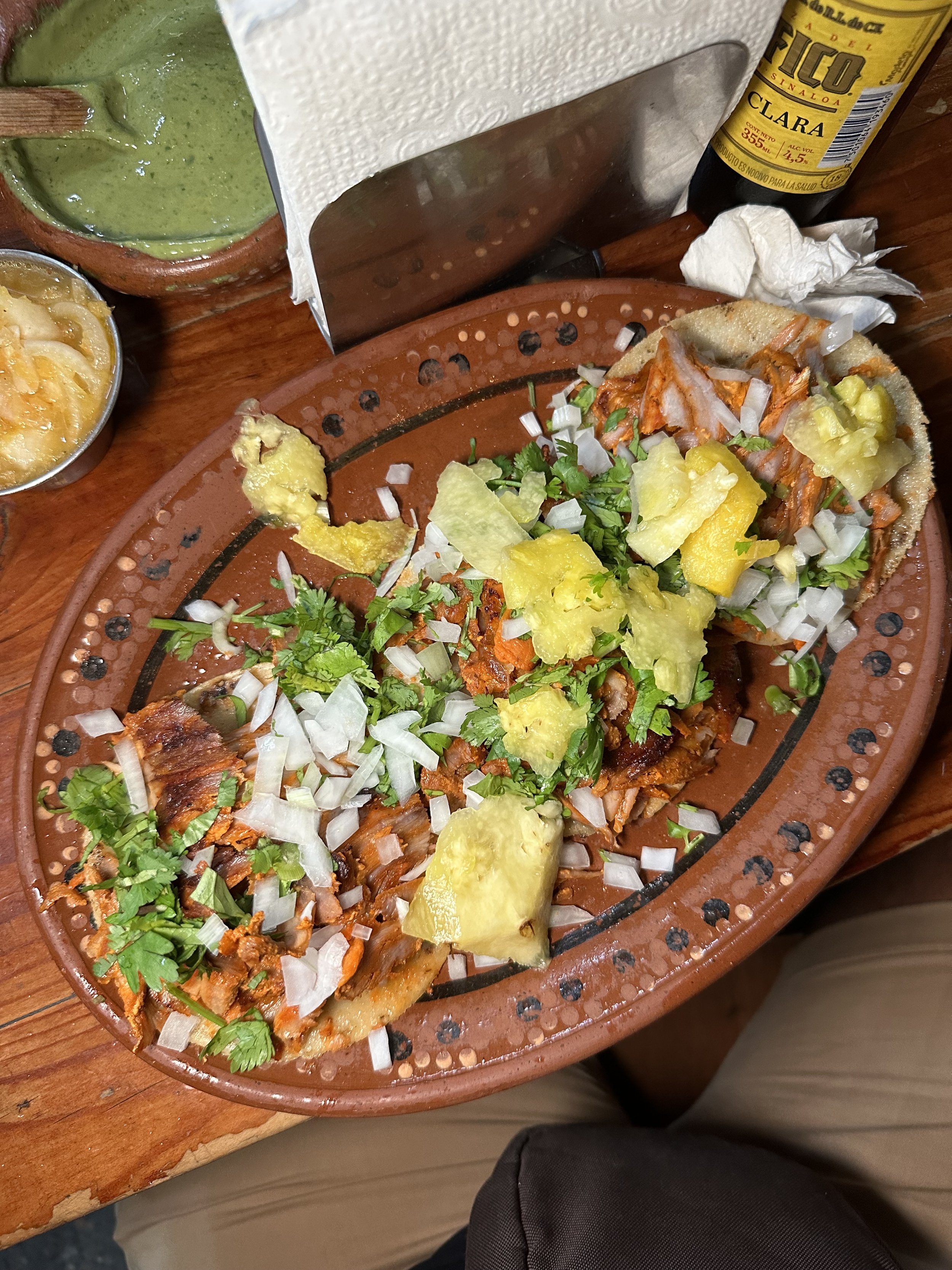 Al Pastor tacos at Pancho’s Takos in Zona Romantica, Puerto Vallarta