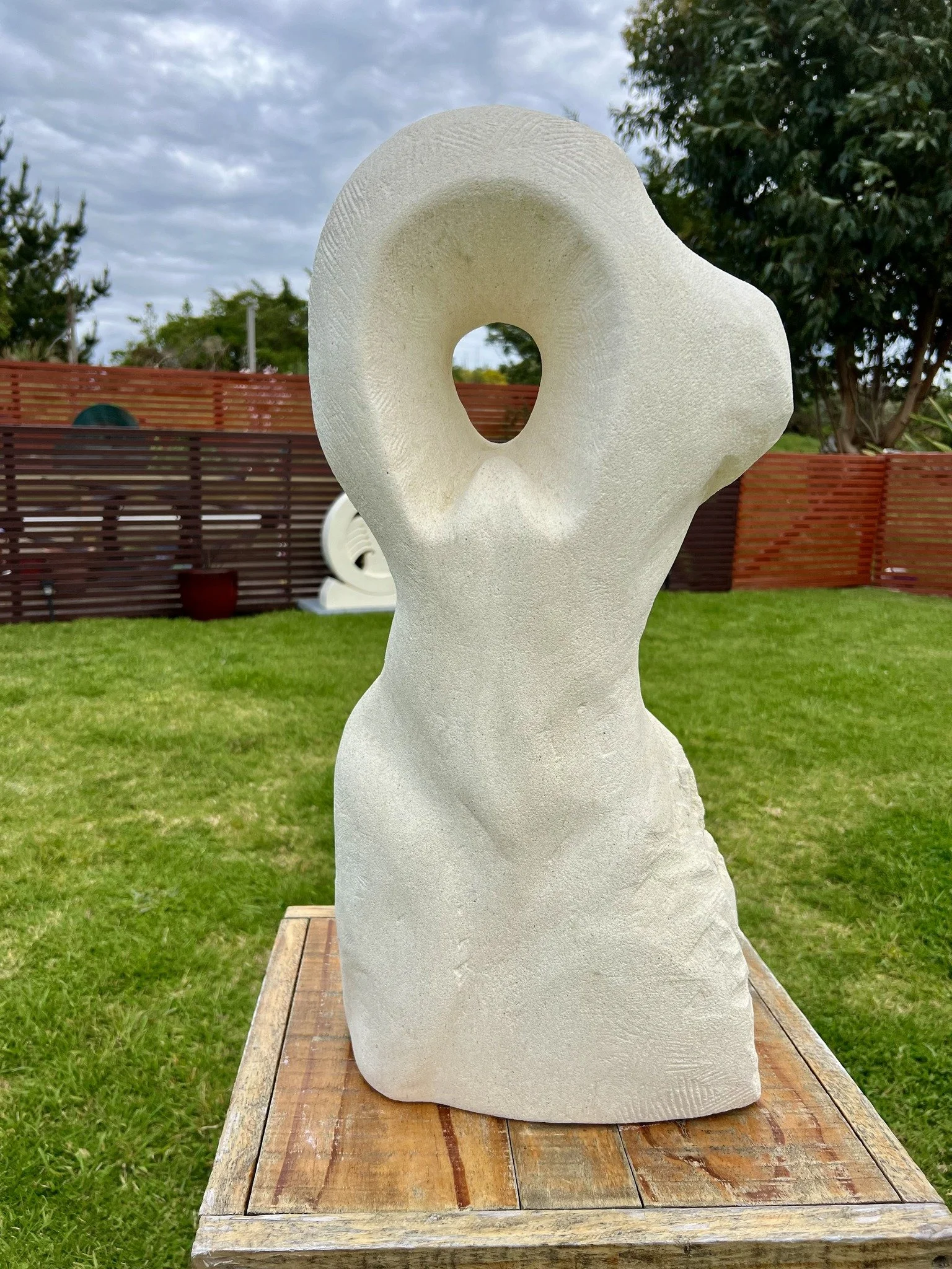 Sculpture in polished-sealed limestone.jpg