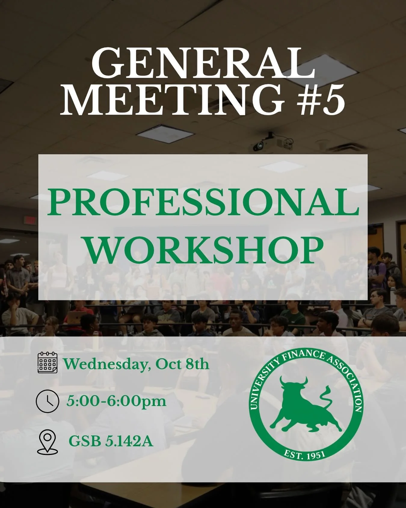 Join us tomorrow for a professional workshop event! We&rsquo;ll be covering:
- How to facilitate coffee chats
- How to find and maintain professional connections 
- Proper email format
- Resume reviews!
We hope to see everyone there! Food will be pro