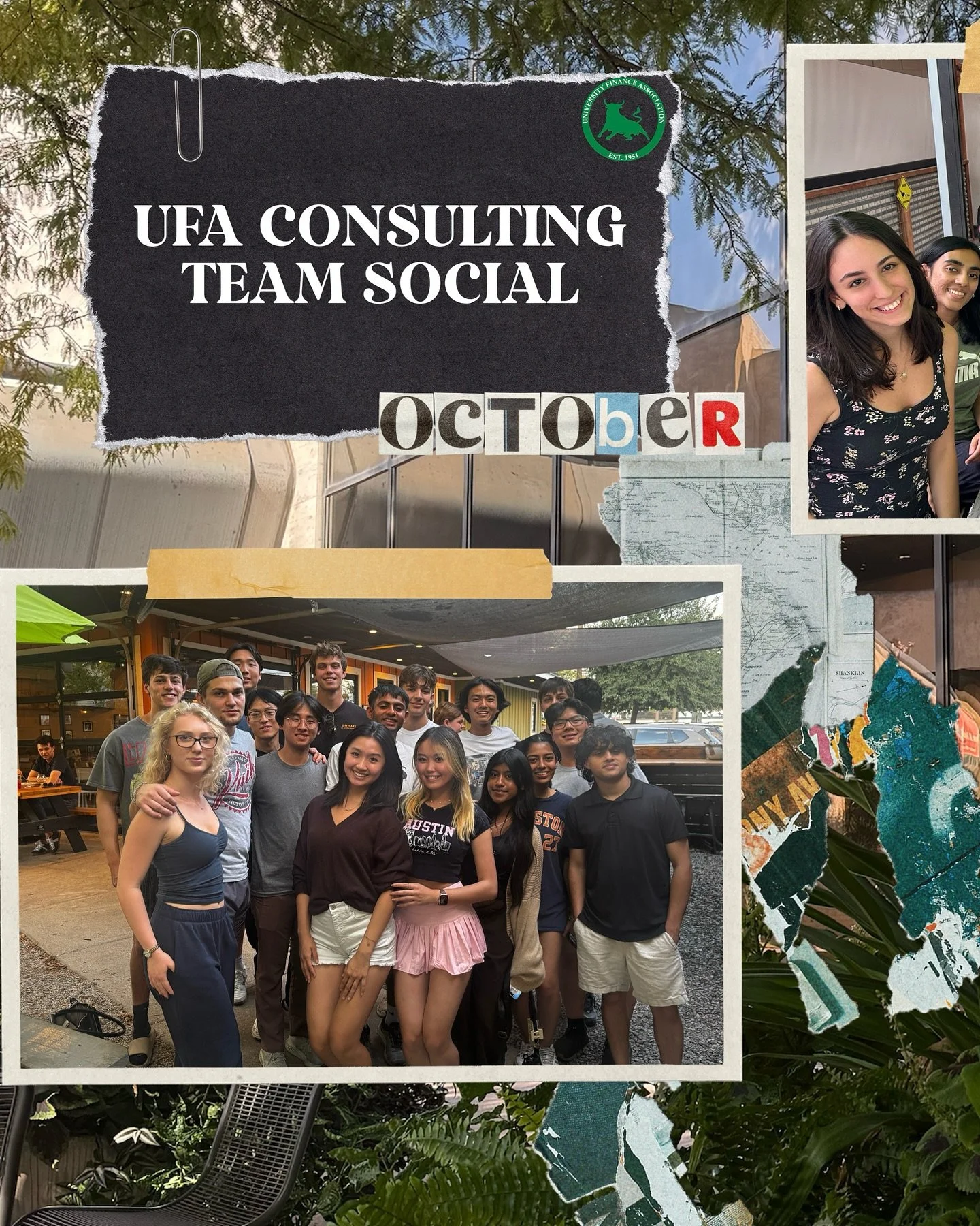 This week, our Consulting Team had a social at the Sourduck Market Happy Hour! Great food, great conversations, and great energy! 🥙☀️🌿

#ufa #finance #social