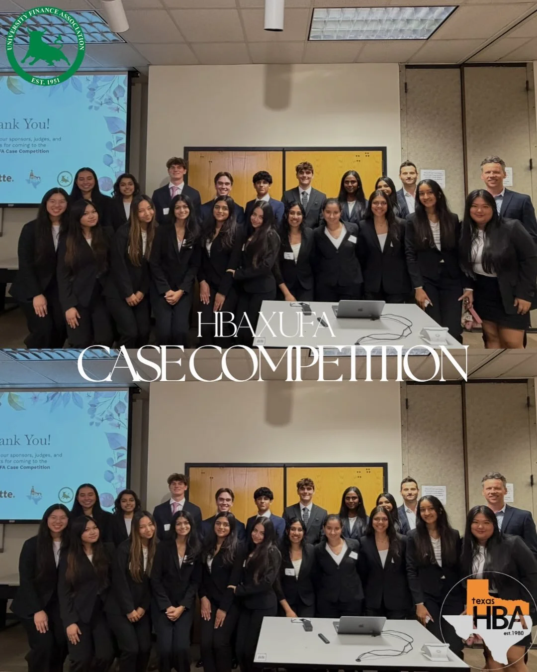 This weekend, our competitors took part in the HBA x UFA Case Competition! We had so many strong teams, and we are incredibly proud of all the hard work they put in. Congratulations to all of our competitors and a special shoutout to our finalists:

