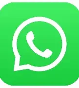 WhatsApp logo with a green background and white speech bubble and phone icon