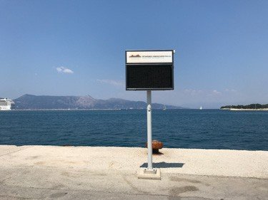 And this is a 360 view of Corfu New Port