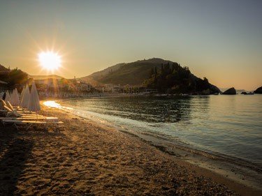 Photographing Sunrise In Parga With My Olympus OM-D EM5 Mk2