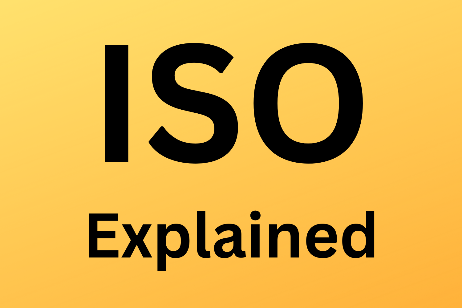 ISO Explained: The Simple Guide to Better Photos in Any Light ✨