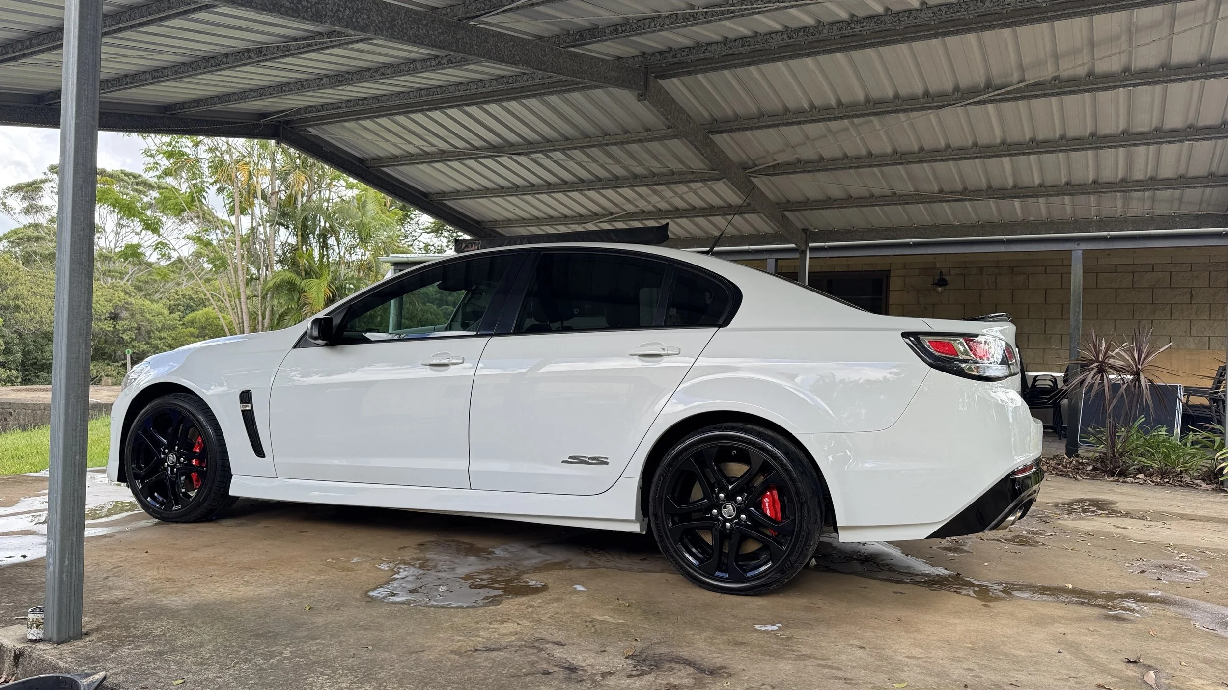Holden-SSV-Redline-Full-Side-Profile-White-Paint-Black-Alloys-Melbourne-Detail.jpeg