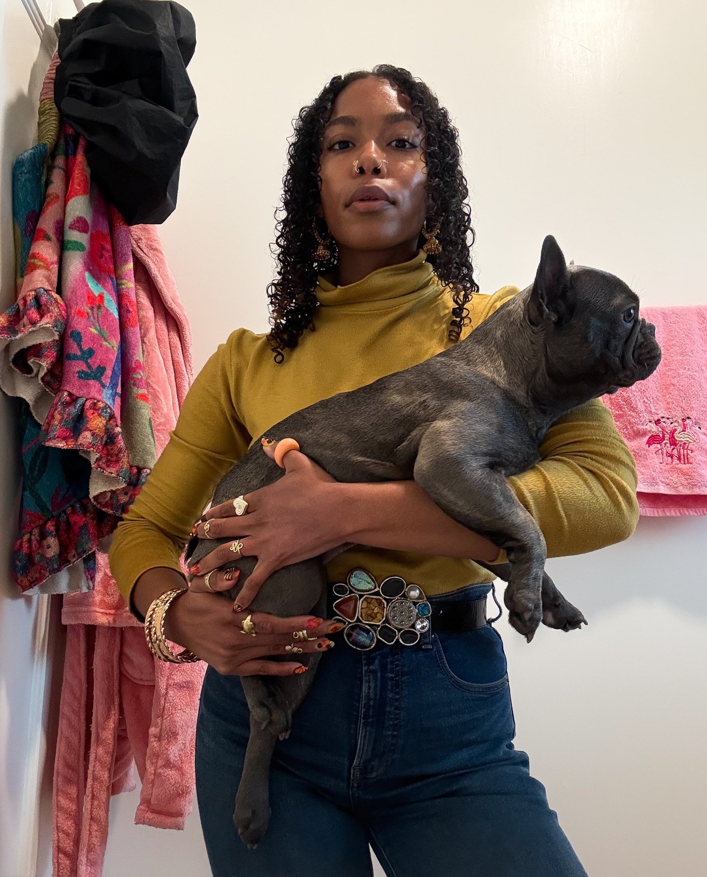 Venus Day musings ⛲️🌹💗🧚🏾&zwj;♀️✨

Thank you Brooklyn for making my pup mom dreams come true, forever &amp; ever baby girly ♾️🪽