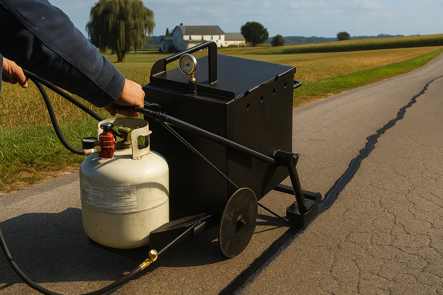 Crack Repair  Stop Small Cracks from Becoming Big Problems. Our hot rubberized crack filling prevents water infiltration and foundation damage-preserving your asphalt and saving you thousands in future repairs.