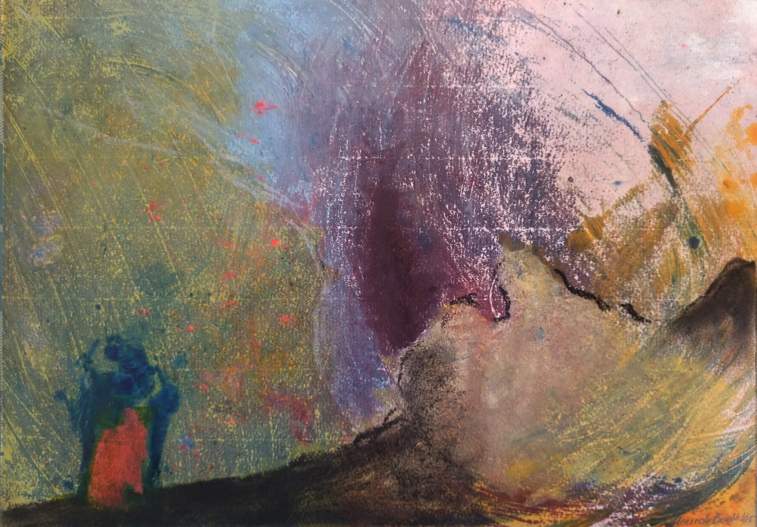 Lamentations over Worlds Either Vanishing or Lost Entirely Series. Monotype