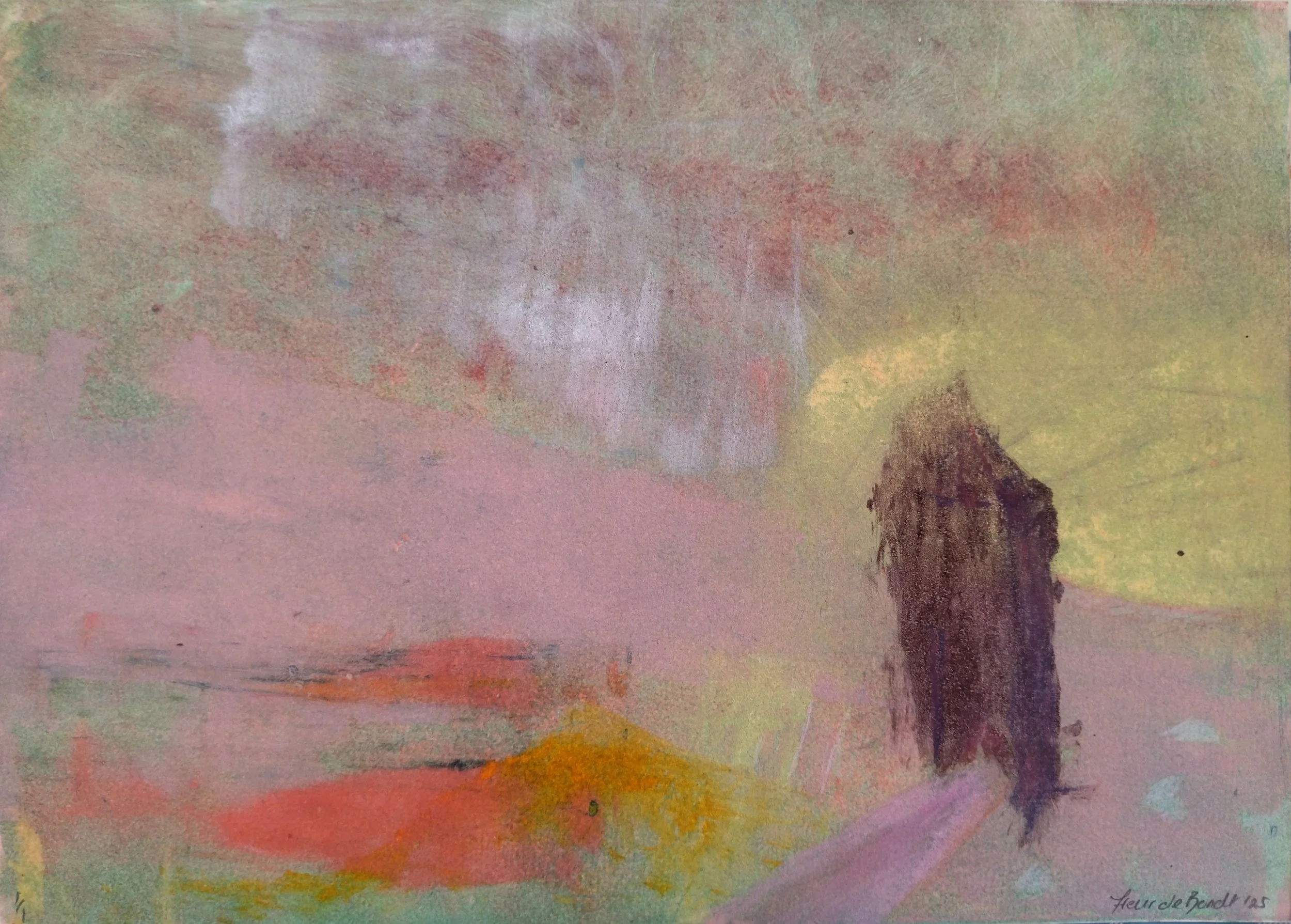 Lamentations over Worlds Either Vanishing or Lost Entirely Series. Monotype