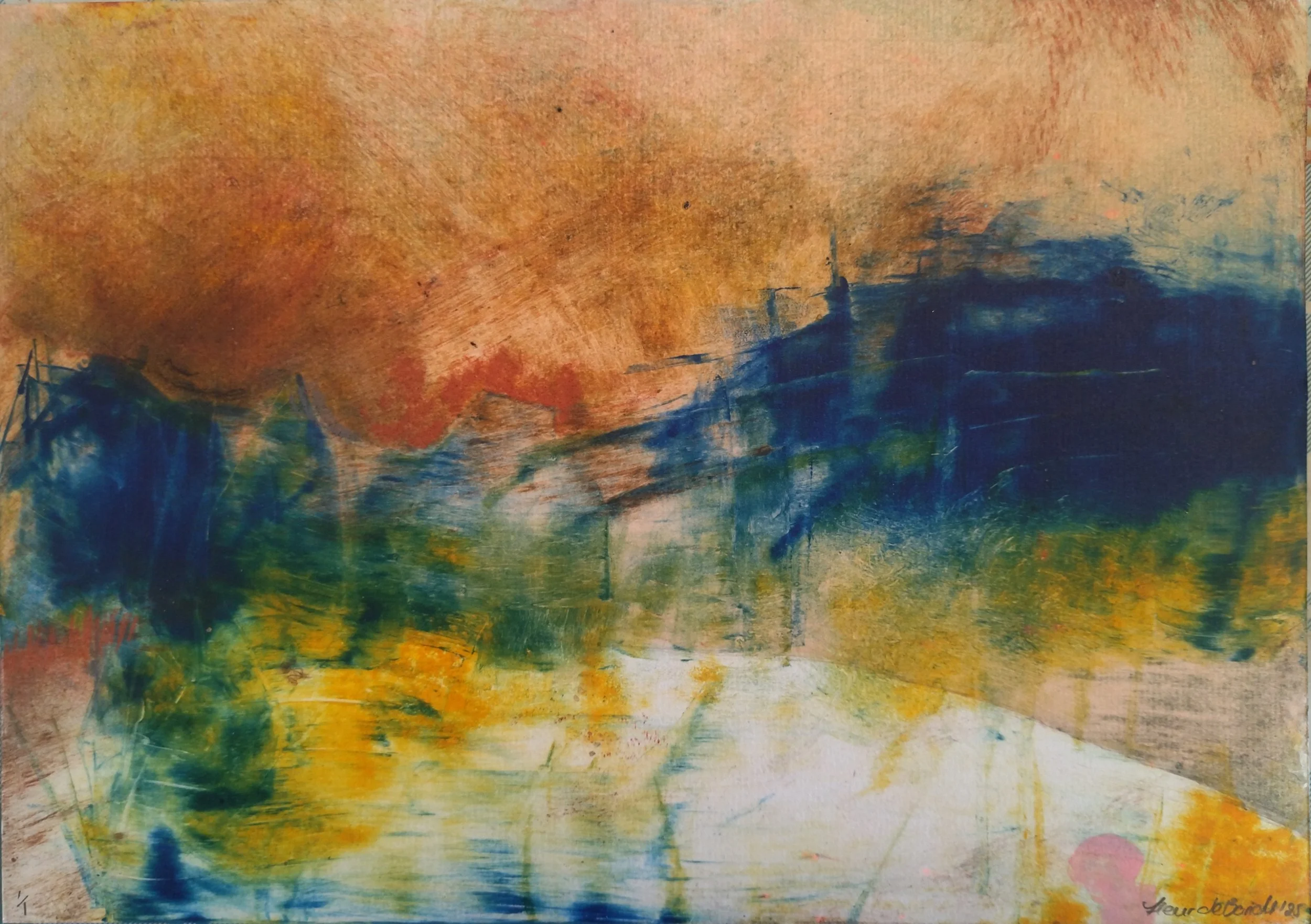 Lamentations over Worlds Either Vanishing or Lost Entirely Series. Monotype