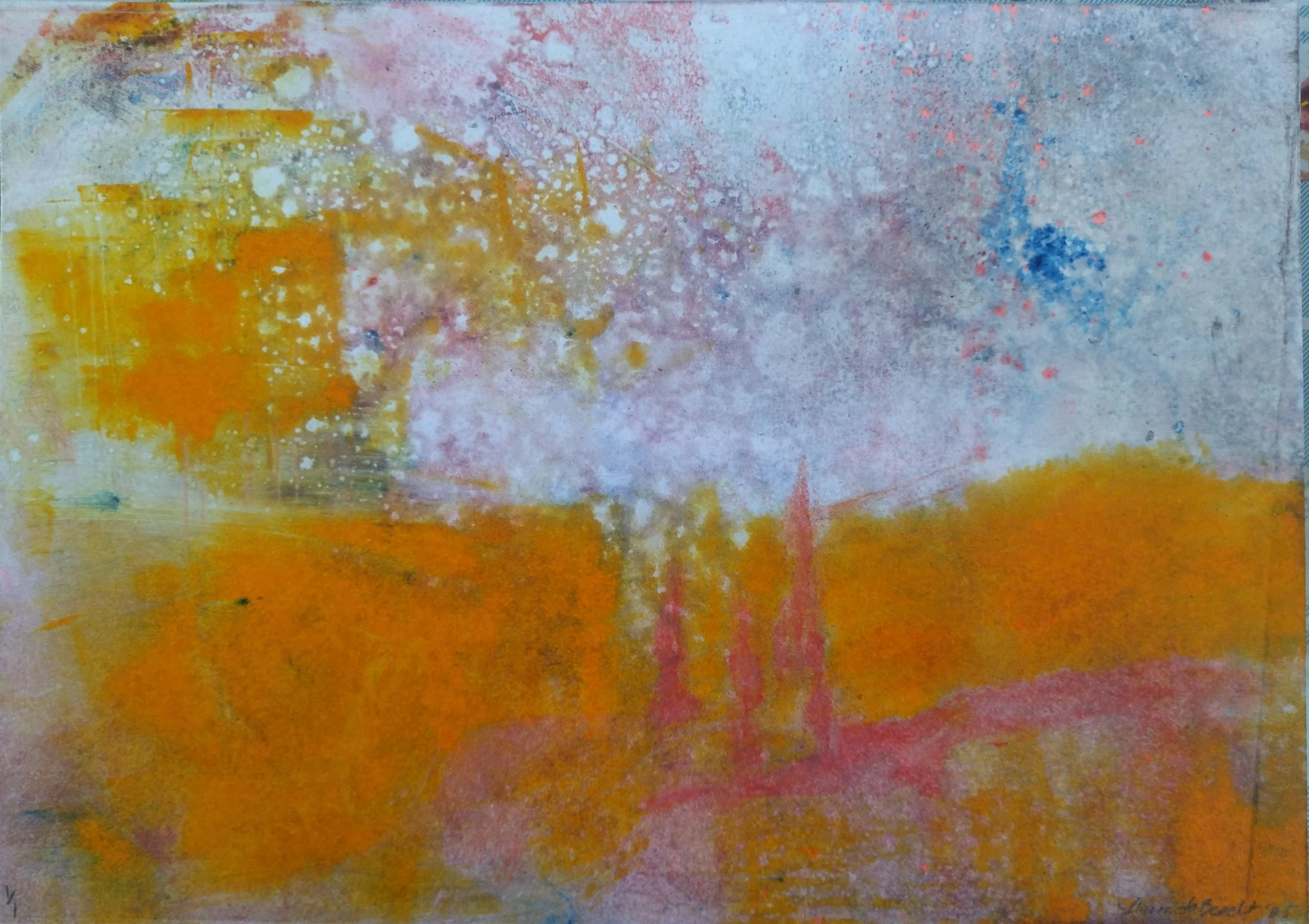 Lamentations over Worlds Either Vanishing or Lost Entirely Series. Monotype