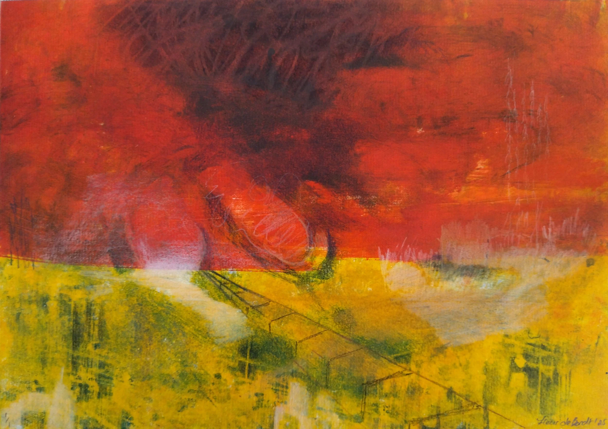 Lamentations over Worlds Either Vanishing or Lost Entirely Series. Monotype