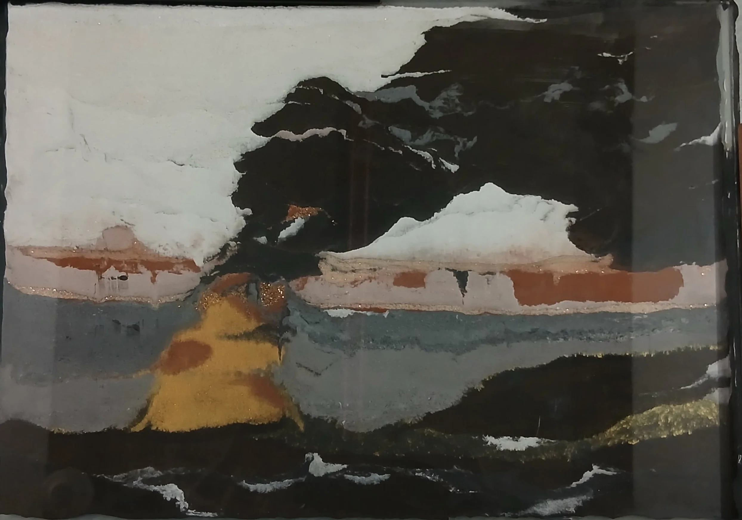 Agblogbloshi, Ghana. Sand Art