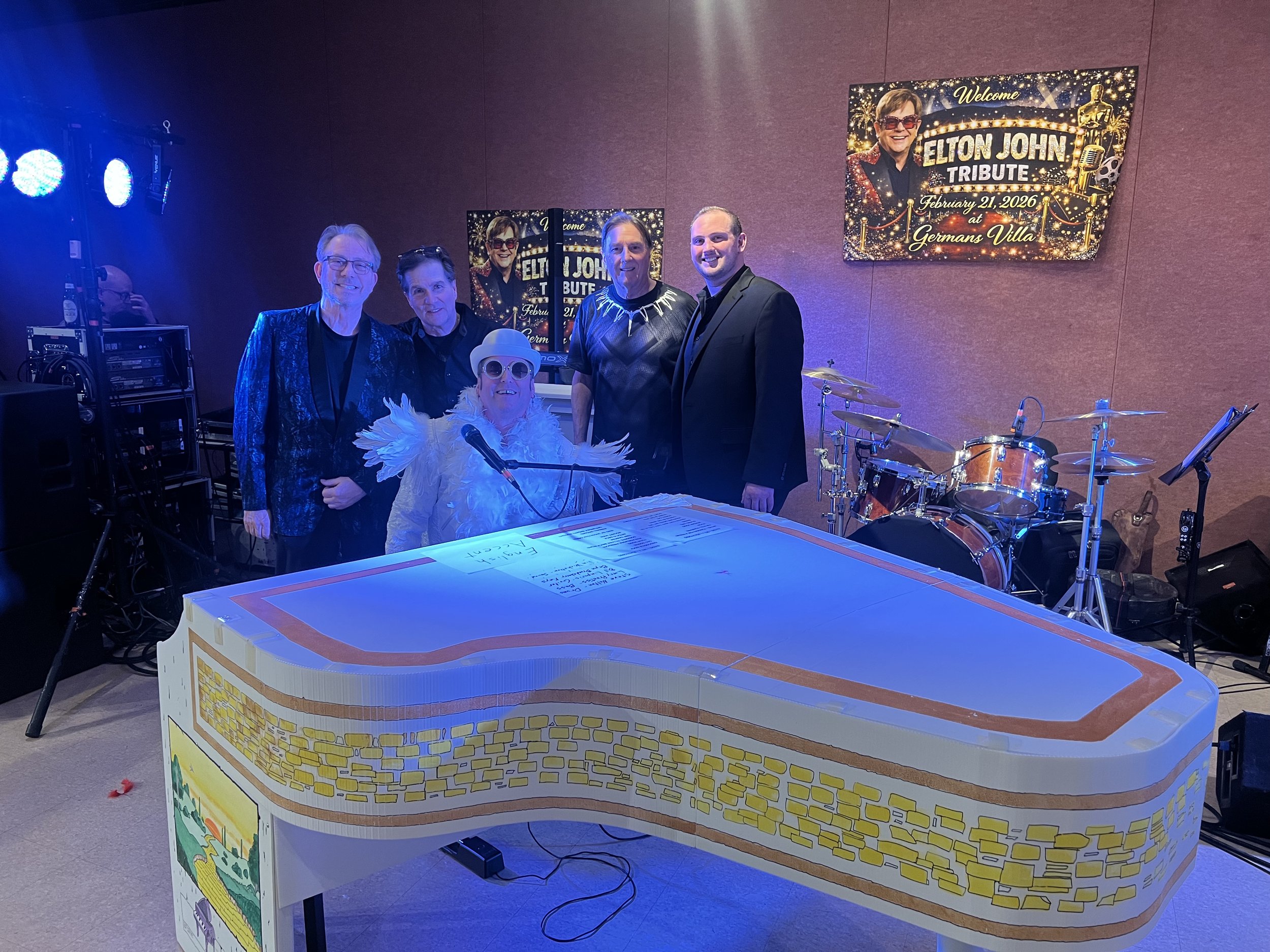 Sir Elton's Greatest: Elton John Tribute Featuring Ed Greene and band performing in Vermillion Ohio at German's Villa
