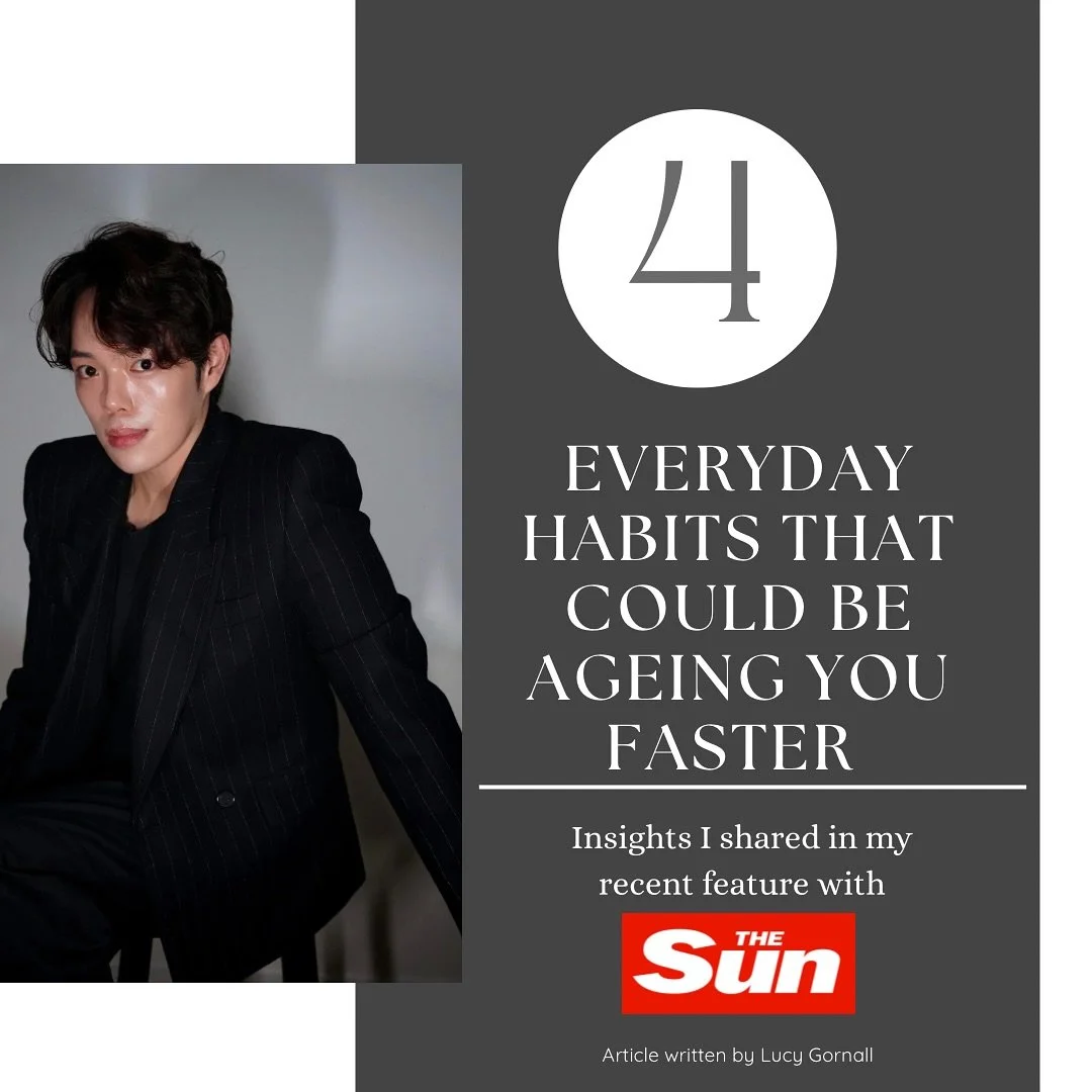 Everyday habits can age us faster than we think! ✨
I shared some of my insights in The Sun article, highlighting the little things in our daily routines that might be doing more harm than good and what you can swap in for a more youthful glow.

So gr