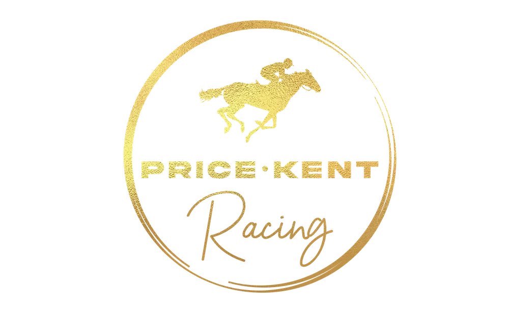 Gold logo with a horse silhouette at the top, the text 'THUCC-KENT' in the center, and 'Rush' at the bottom inside a gold circular border.