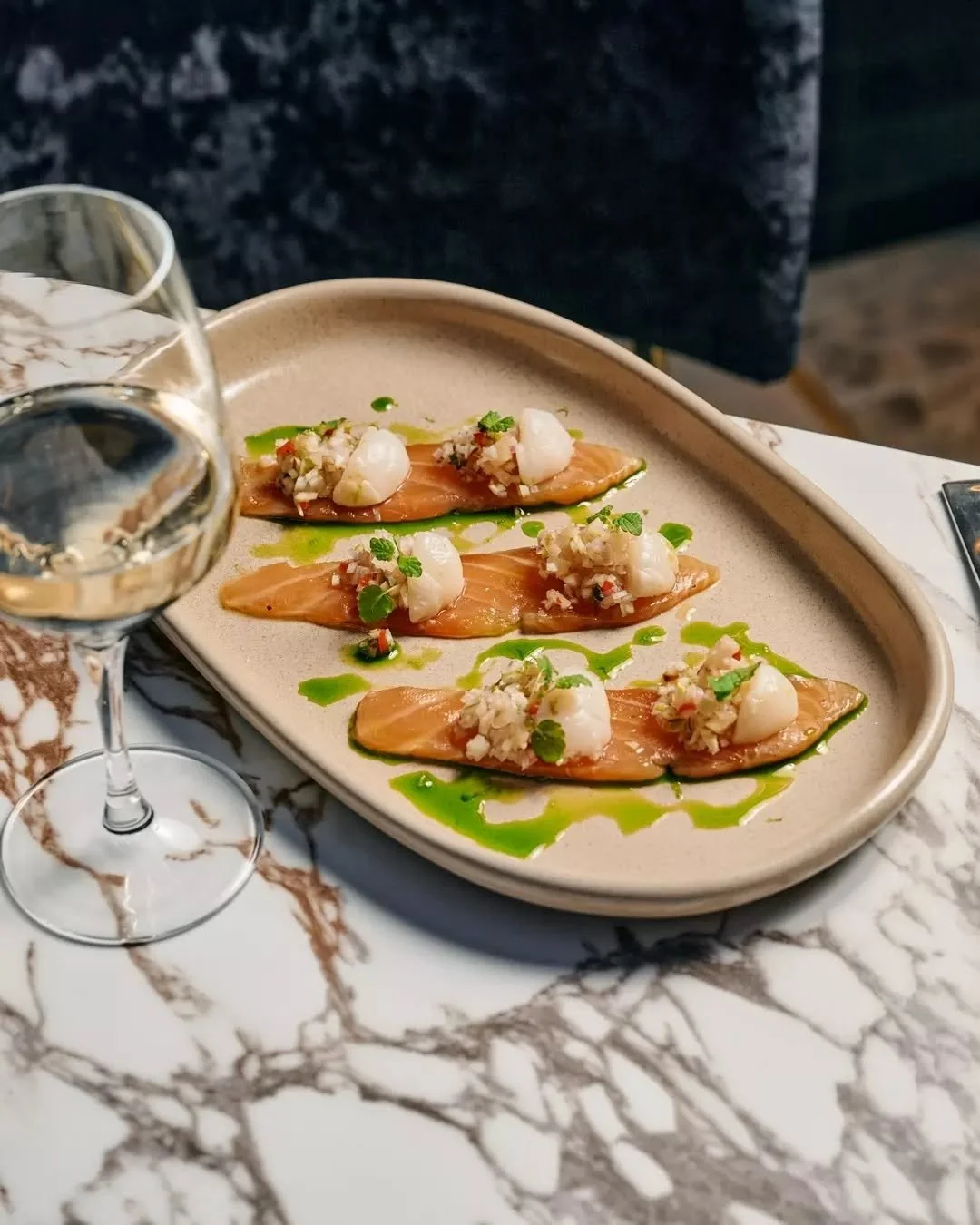 She&rsquo;s a little bit sweet, a little bit spicy, and a whole lot of Little Lon. 🍸

Meet the Miss Yoko cured salmon. We&rsquo;ve paired the botanical notes of @littlelondistillingco Miss Yoko Gin with juicy lychee, a kick of chilli, and the crisp 