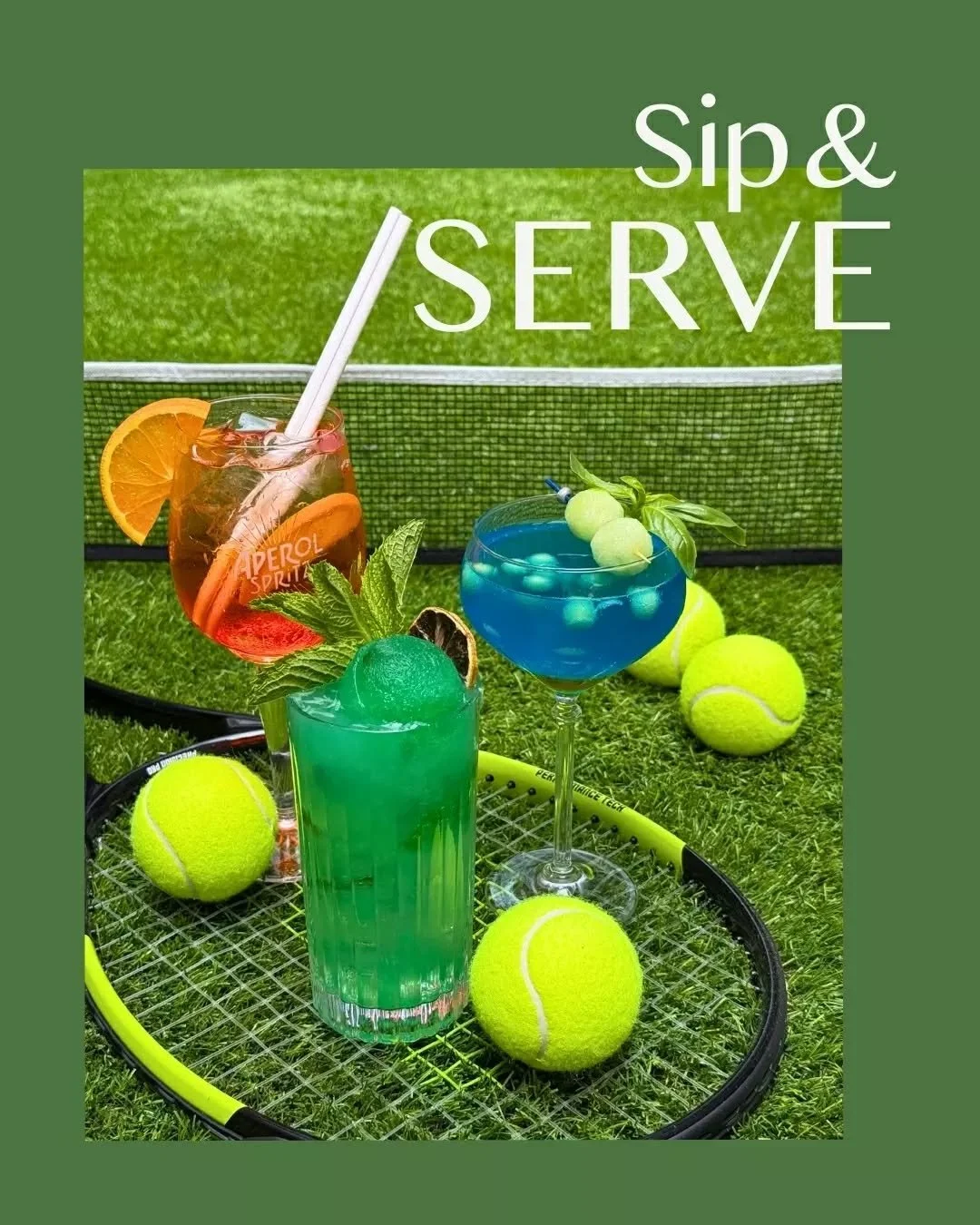 Tennis on the court, cocktails in the garden. 
At Ferns Bar &amp; Dining, toast every Australian Open moment with a Courtside Crush, The Indigo Rally, or an Aperol Spritz. Think bold flavours, refreshing sips, and effortless style.

12 Jan &ndash; 1 