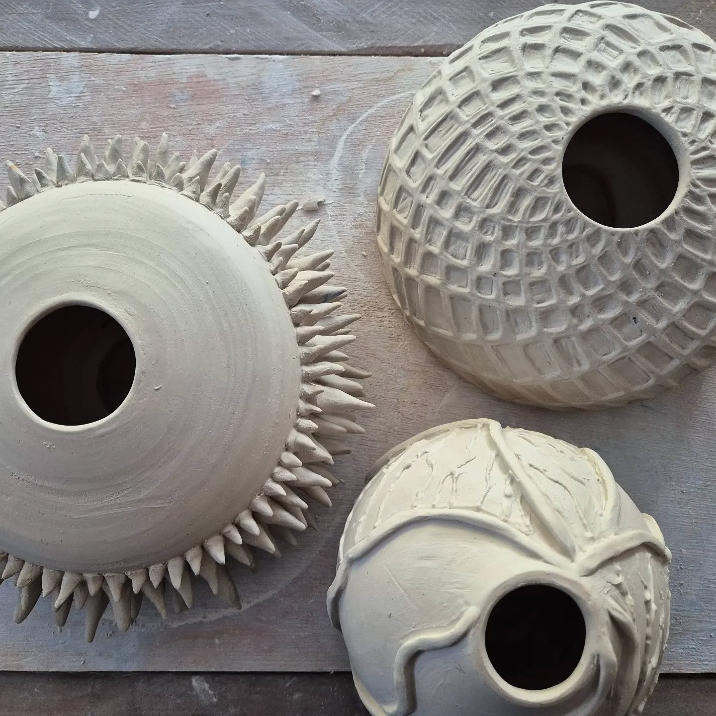 Pots in progress 🩵