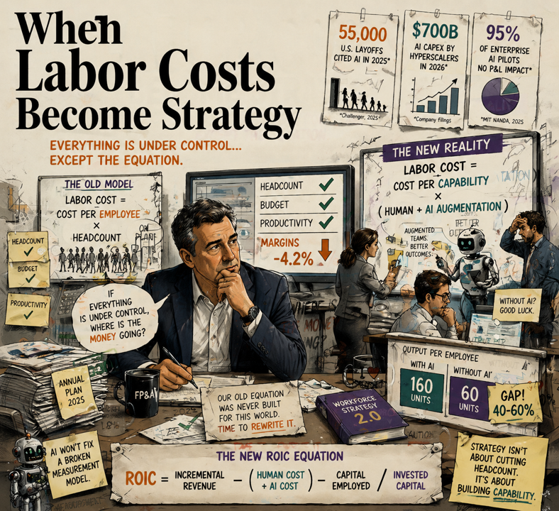 When Labor Costs Become Strategy: Workforce Planning in the Age of AI