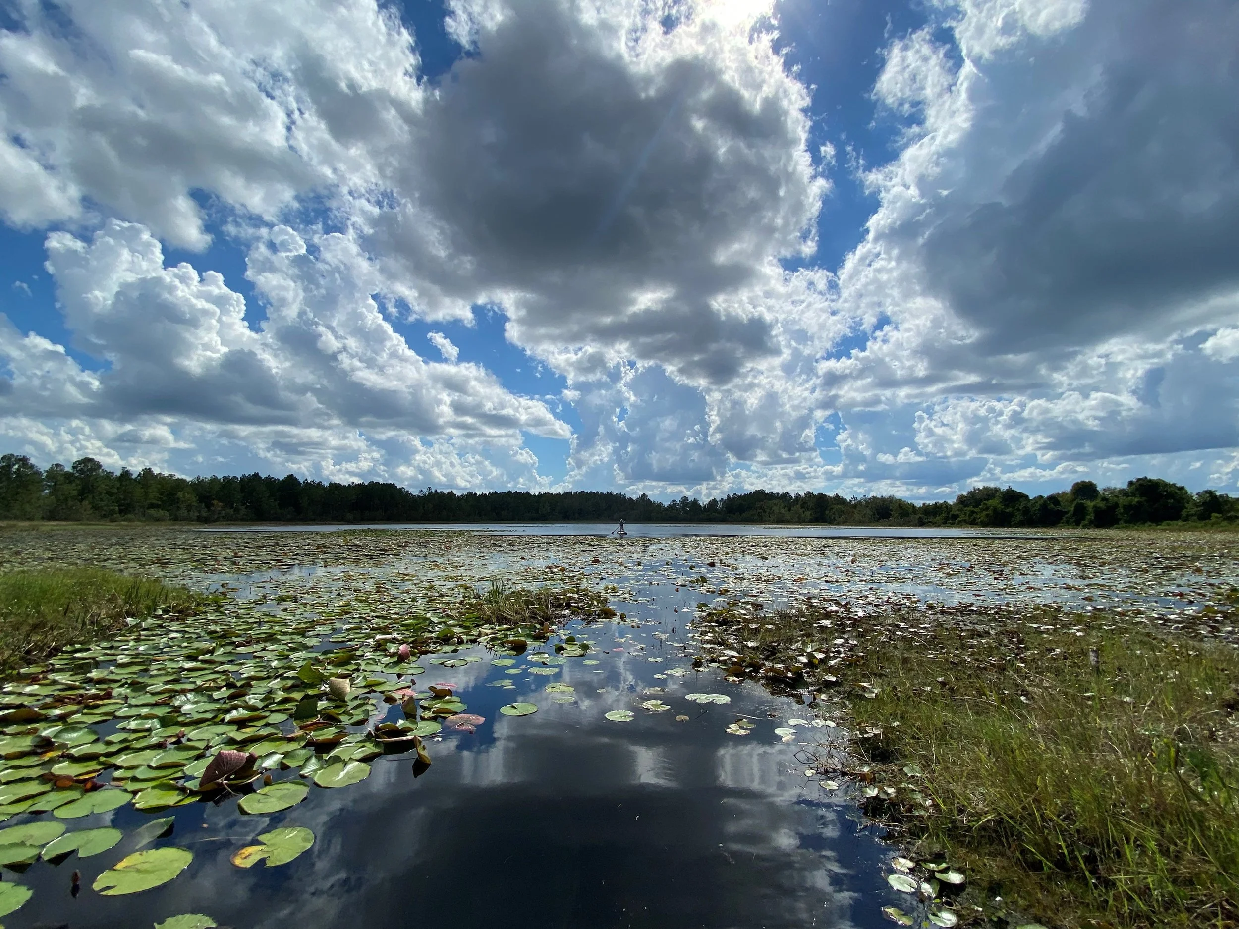 Middle of lake view without zoom