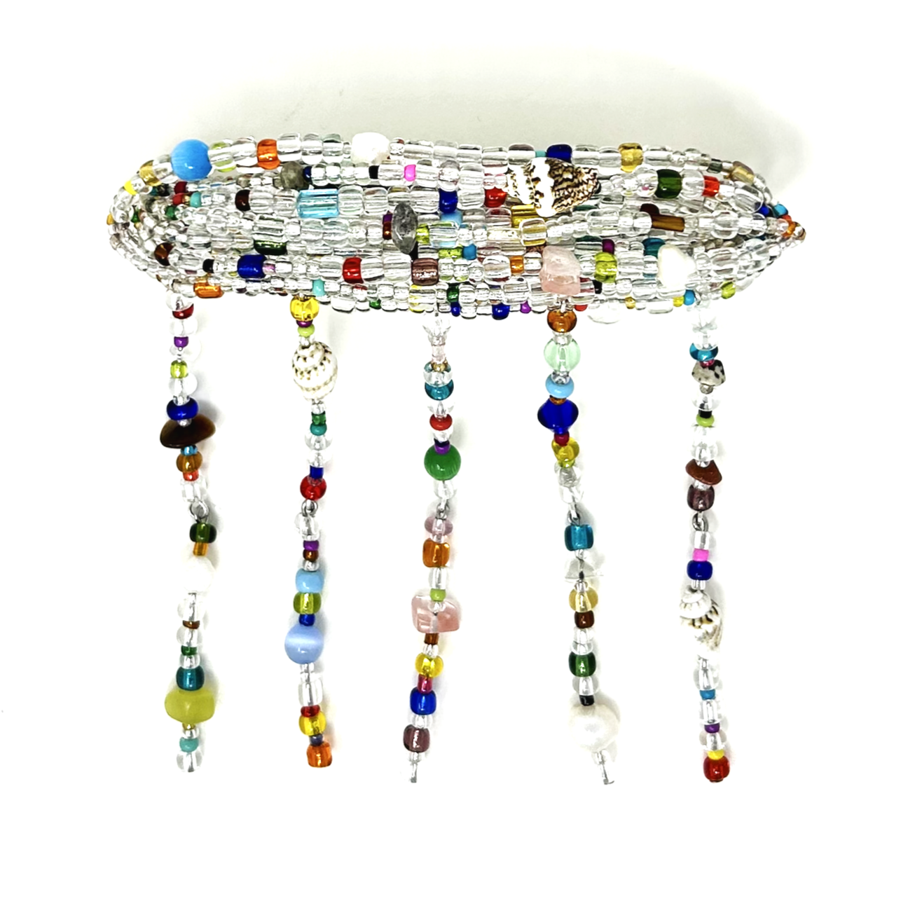 MINI MULTI JELLYFISH BARRETTE