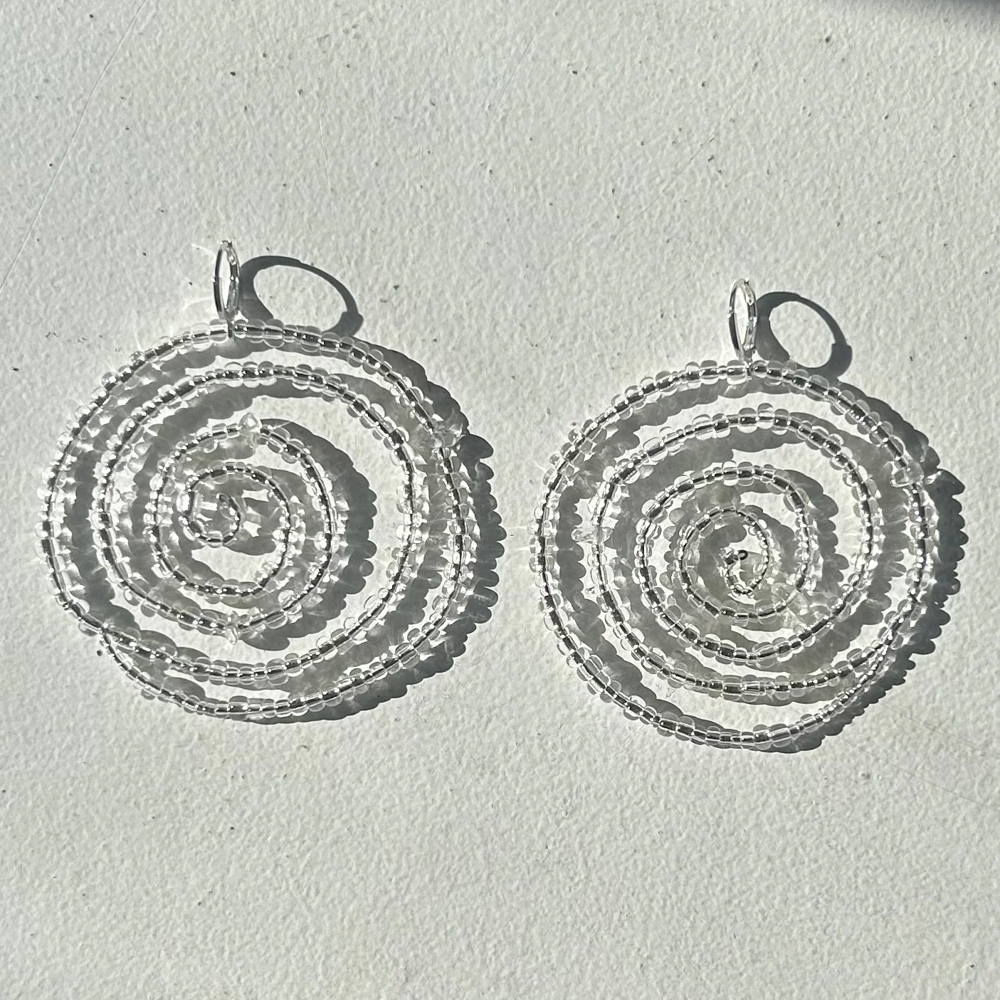 LARGE SWIRL EARRINGS