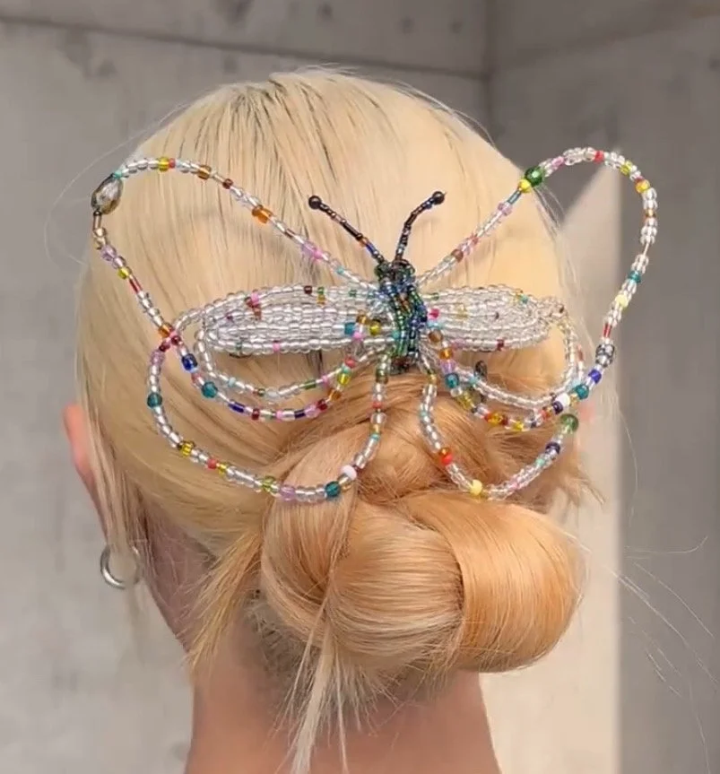 MULTI BUTTERFLY BARRETTE