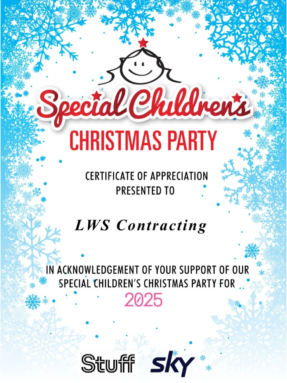 Something different than being on the tools this weekend. LWS Contacting was proud to support the Special Children&rsquo;s Christmas Party this weekend 🎄✨ 

It&rsquo;s a privilege to help bring a little extra magic to some truly incredible kids and 