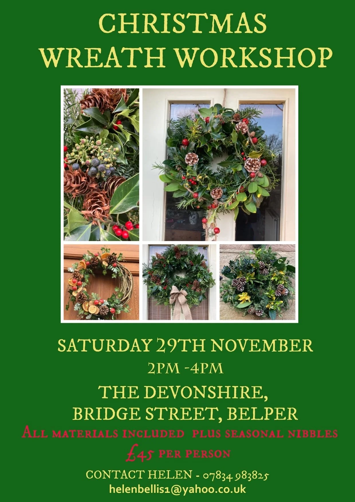 Christmas Wreath Workshop