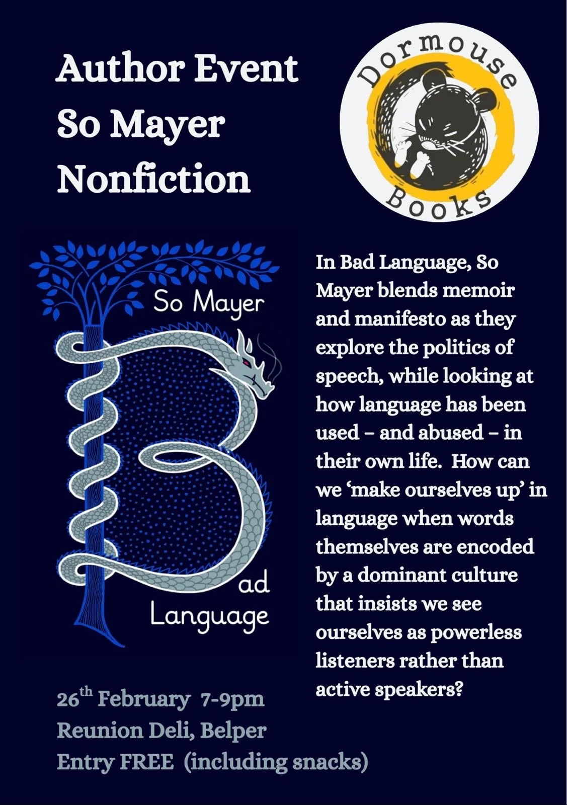 "Bad Language" Author Event