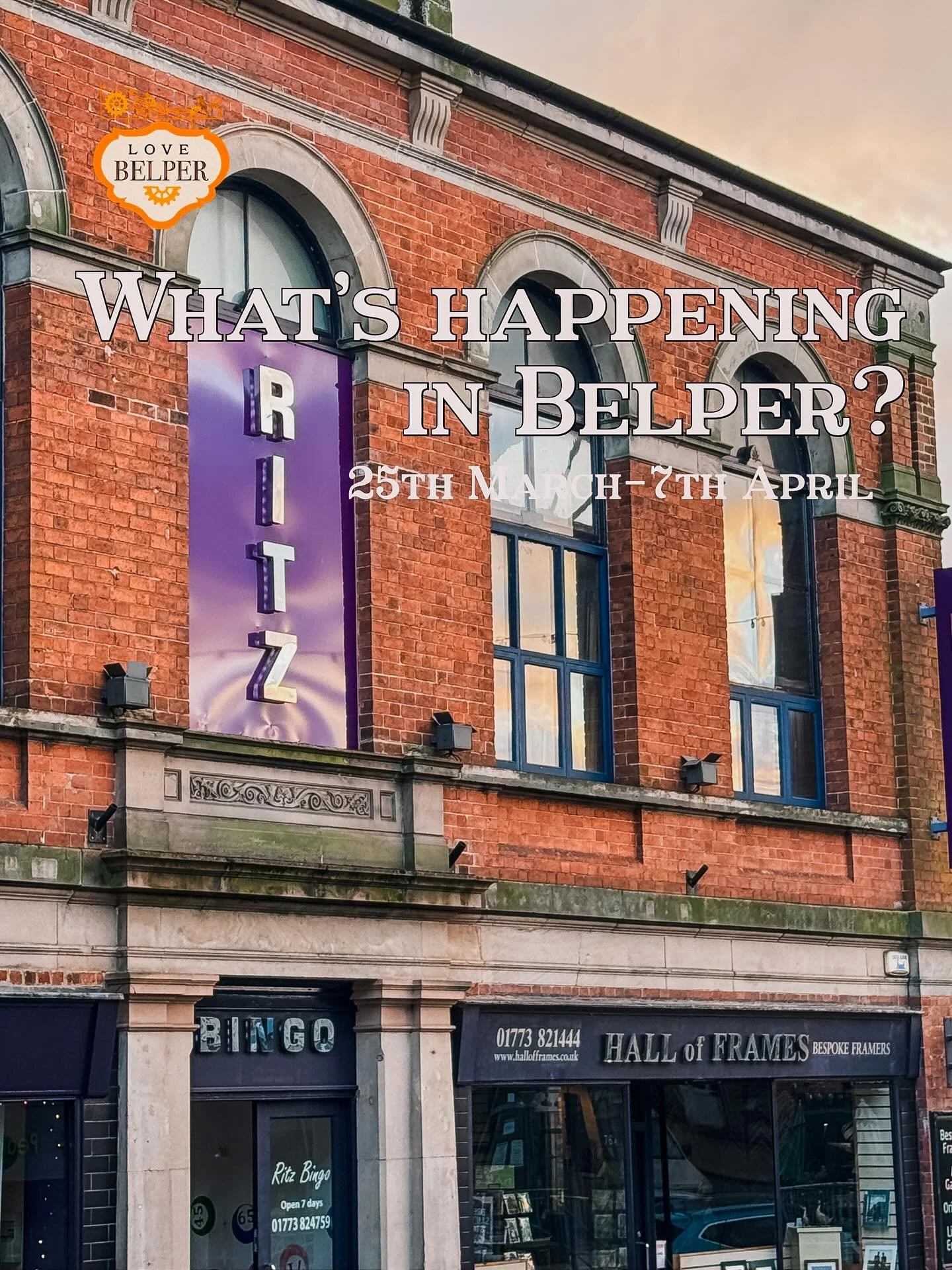 ✨What&rsquo;s happening in Belper? ✨
Limited spaces left for @dollys_interiors_cafe calligraphy workshop on the 30th March ✒️
🐣The Belper Bunny hop returns for Easter! Go on a mini adventure around town, searching for the missing Belper bunnies!