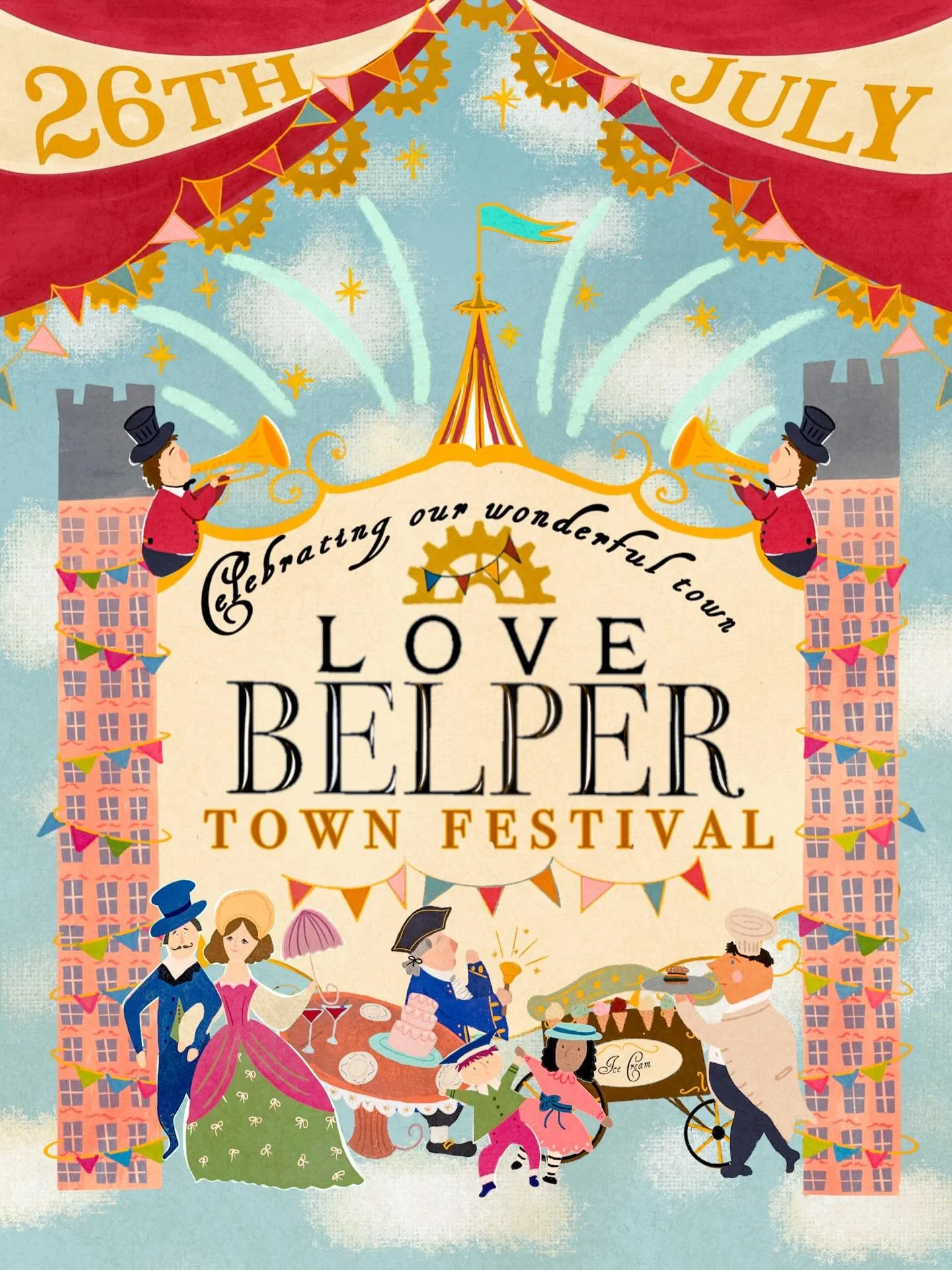 ✨ We are so excited to finally unveil the official Love Belper Town Festival poster&hellip; and to formally announce something very special ✨
This will be our very first festival, organised entirely by us, and we couldn&rsquo;t be more thrilled to br