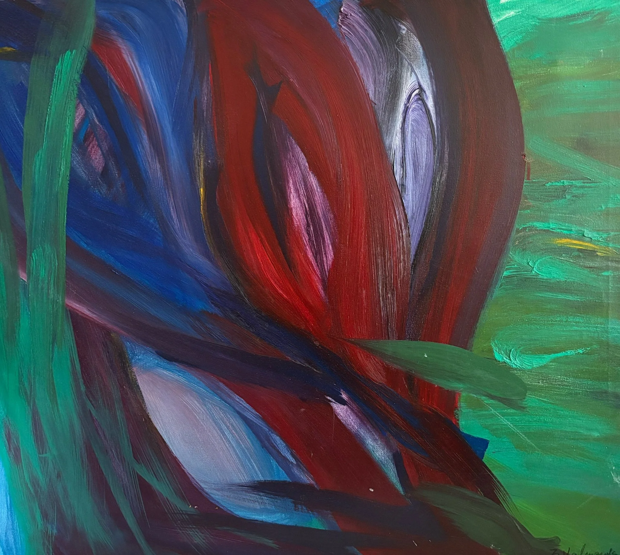 oil on canvas -
80 x 90 cm
