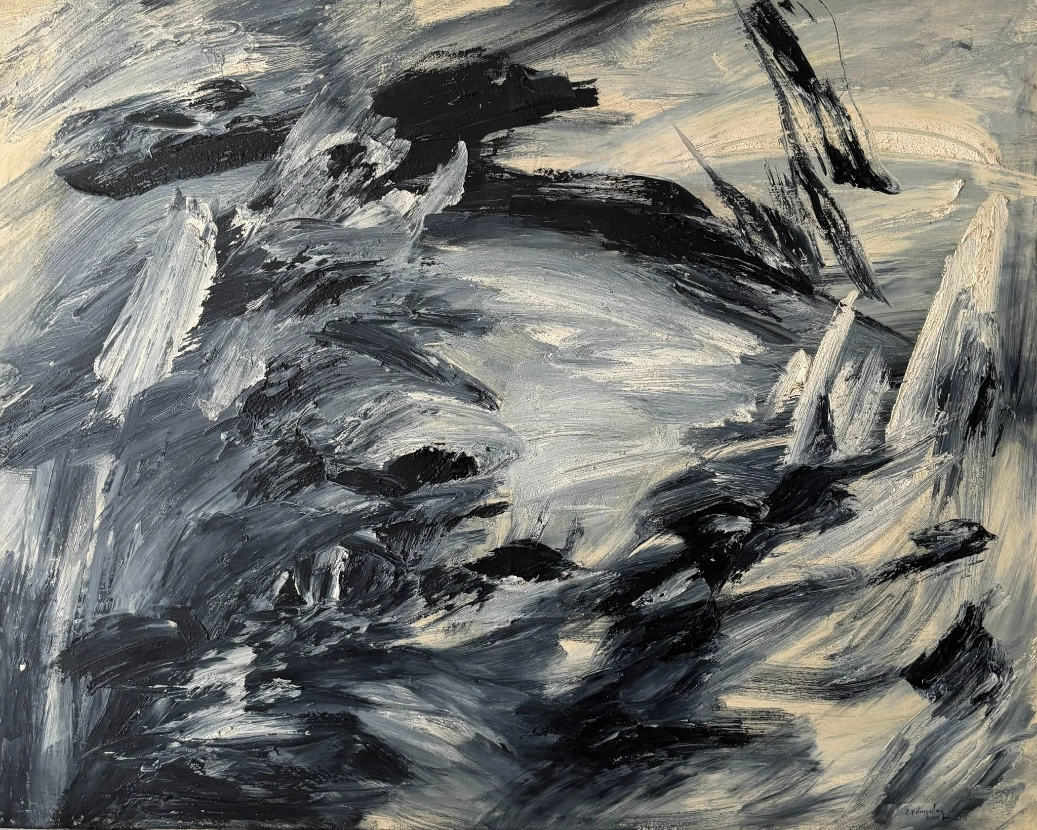 oil on canvas -
80 x 100 cm