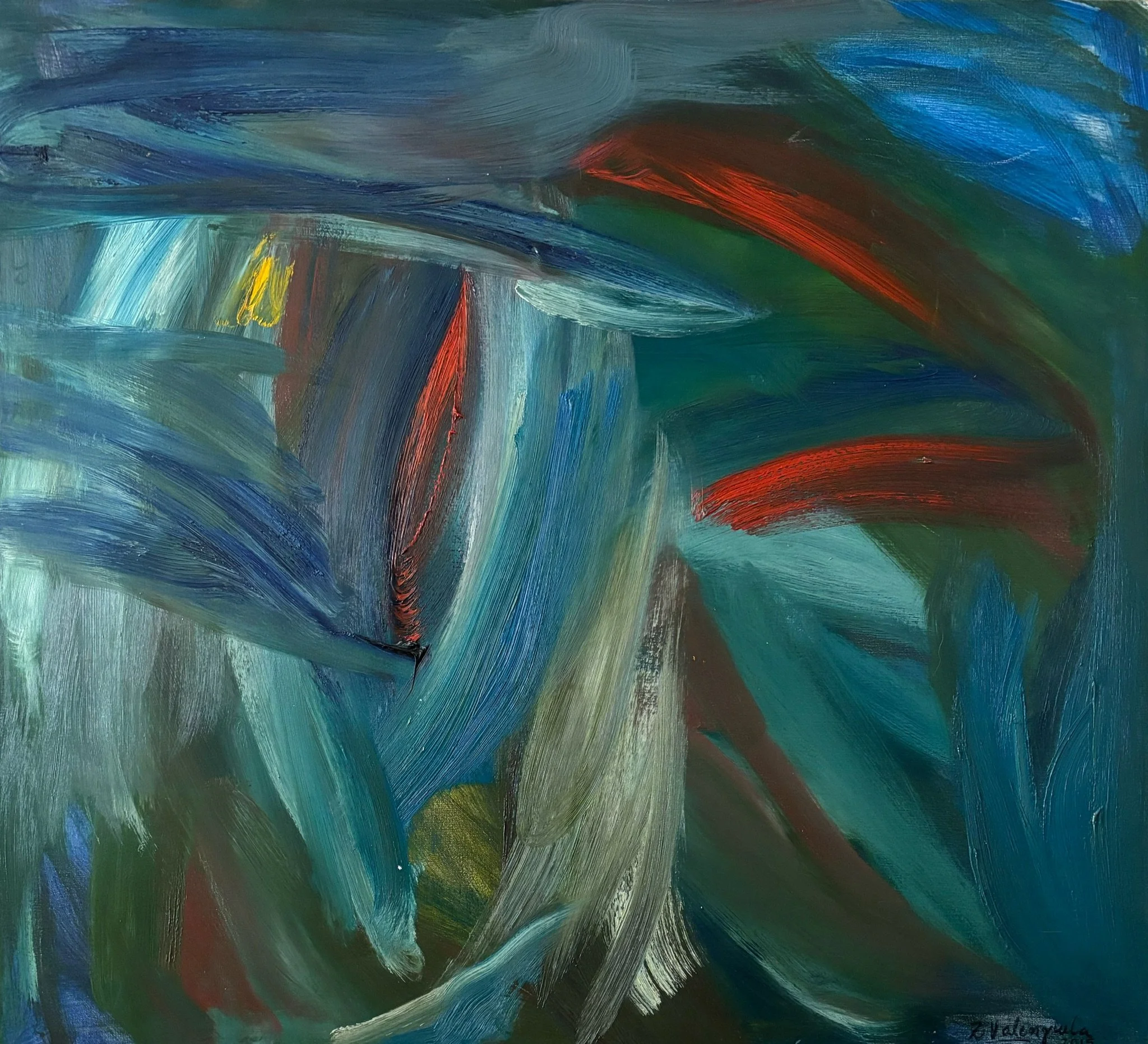 oil on canvas -
80 x 90 cm