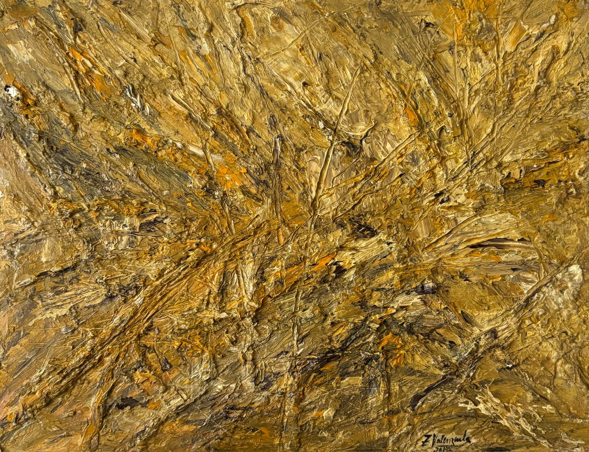 oil on fibre -
35 x 45 cm